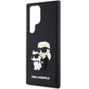 KARL LAGERFELD KLHCS24L3DRKCNK S24 ULTRA S928 CZARNY/BLACK HARDCASE 3D RUBBER KARL&CHOUPETTE