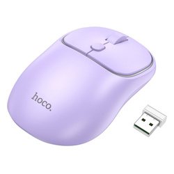 Myszka bezprzewodowa Hoco 2,4G 1600 dpi GM25 fioletowa