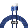 Baseus Crystal Shine Series cable USB cable for fast charging and data transfer USB Type A - Lightning 2.4A 2m blue (CAJY000103)