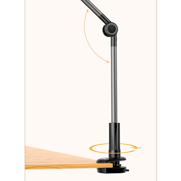 JOYROOM ROTARY ADJUSTMENT LAZY HOLDER DESKTOP PHONE AND TABLET HOLDER BLACK (JR-ZS263)