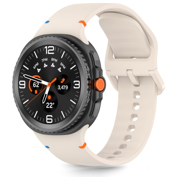 TECH-PROTECT SILICONE SAMSUNG GALAXY WATCH 8 / CLASSIC (40 / 44 / 46 MM) STARLIGHT