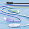 USAMS Kabel lightning 2,4A 1,2m Fast Charging Lithe Series  zielony/green SJ565USB04 (US-SJ565)