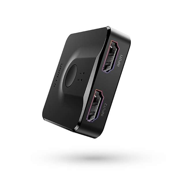 Ugreen switch przełącznik rozdzielacz HDMI - 2x HDMI 4K 60Hz czarny (CM217)
