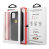 Ferrari FESPEHCP12MRE iPhone 12/12 Pro 6,1" czerwony/red hardcase On Track Perforated
