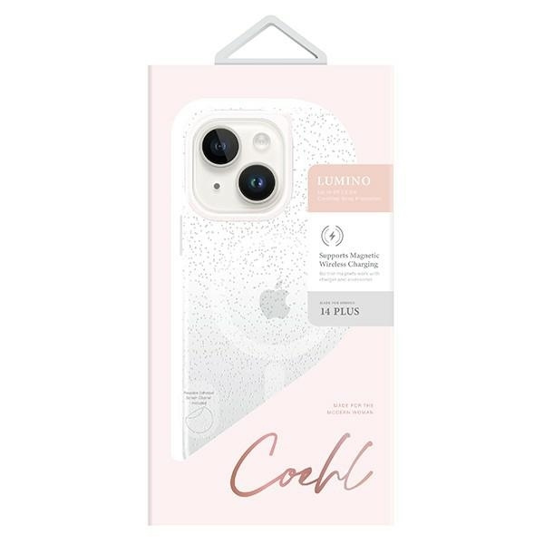 Uniq Coehl Lumino case for iPhone 14 Plus - silver
