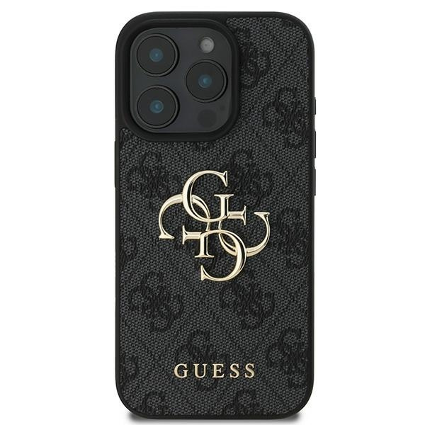 Guess GUHCP16L4GMGGR iPhone 16 Pro 6.3" czarny/black hardcase 4G Big Logo