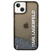 Etui Karl Lagerfeld Liquid Glitter Elong na iPhone 14 Plus - czarne