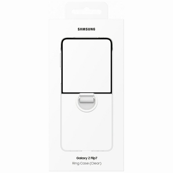 Etui Samsung Ring Case do Galaxy Z Flip7 przezroczysty