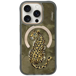 Etui Nimmy Magnetic Fantasy Animal       MagSafe do iPhone 16 Pro złoty