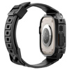 Etui z paskiem Spigen Rugged Armor Pro na Apple Watch Ultra (49 mm) - czarne