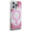 Etui Guess HC Resin Bottom Glitter do    iPhone 16 Pro Max MagSafe różowy