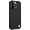 Etui BMW Silicone Metal Logo na iPhone 14 Pro Max - czarne