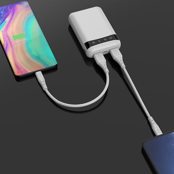 DUDAO PORTABLE USB POWER BANK 10000MAH WHITE (K3PRO MINI)