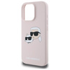 Karl Lagerfeld KLHMP16XSKCHPPLP iPhone 16 Pro Max różowy/pink HC MagSafe Sil Double Heads Print