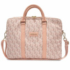 Guess Torba GUCB15HGCFSEP 16"różowy/pink GCube Stripes