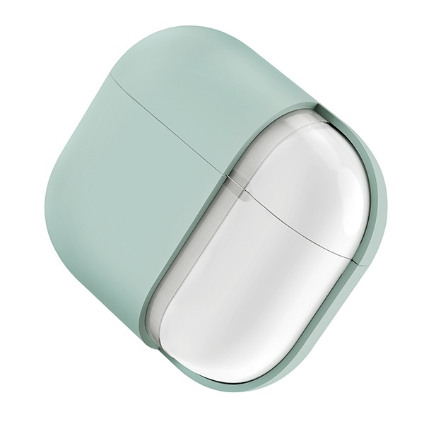 Etui Uniq Lino na AirPods Pro 2 - miętowe
