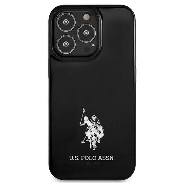 Etui U.S. Polo Assn. Horses Logo na iPhone 13 Pro / iPhone 13 - czarne