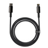 Baseus kabel Tungsten PD USB-C - Lightning 2,0 m czarny 20W