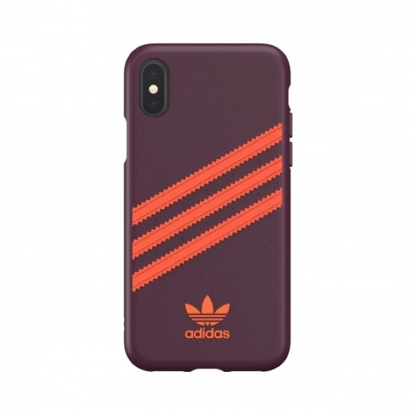 Adidas OR Moulded PU iPhone X/XSbordowo-pomarańczowy/maroon-orange 40561