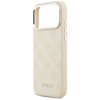 Etui Guess Peony Hot Stamp Script        MagSafe do iPhone 17 Pro Max beżowy