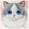 Nimmy etui iPhone 15 6.1" różowy/pink     Big Eyed Pet 2.0 Cat