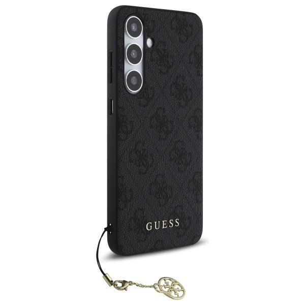 Guess GUHCS24FEGF4GGR S24 FE S721        szary/grey hardcase 4G Charms Collection