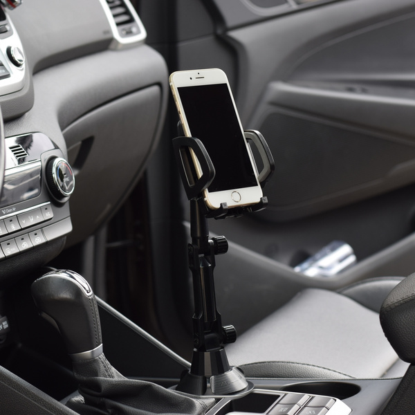 SMARTPHONE CAR HOLDER FOR CUP HOLDER BLACK