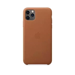 APPLE LEATHER CASE MX0D2ZM/A IPHONE 11 PRO MAX SADDLE BROWN ORIGINAL SEAL