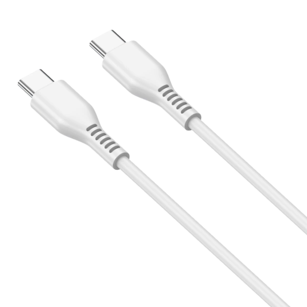 JELLICO kabel KDS-30 USB-C - USB-C PD 60W 1M Biały