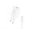 FONENG wall charger K210 2.1A 10W 1xUSB + cable Micro White