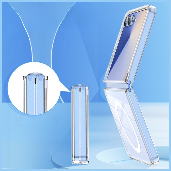 Etui Beline Clear MagSafe do Samsung     Galaxy Z Flip7 przezroczysty