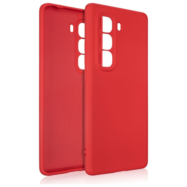 Etui Beline Silicone Infinix Hot 50 Pro+ czerwony