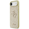 Etui Guess Fixed Glitter Big 4G do       iPhone Air złoty