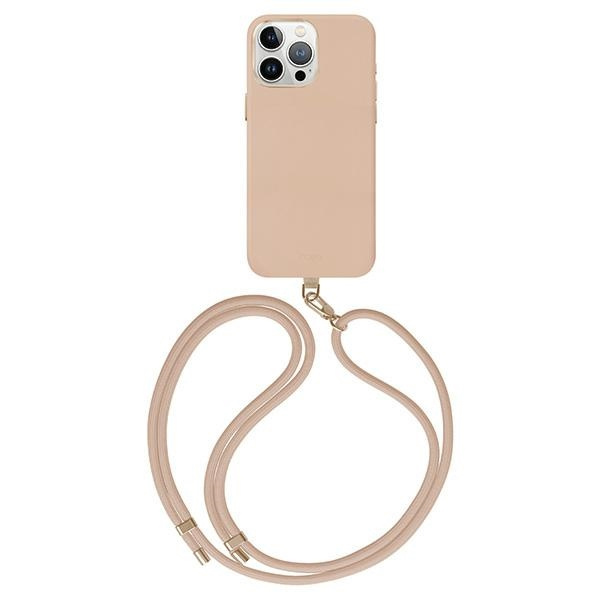 Etui UNIQ Coehl Muse Magnetic Charging do iPhone 15 Pro Max - beżowe