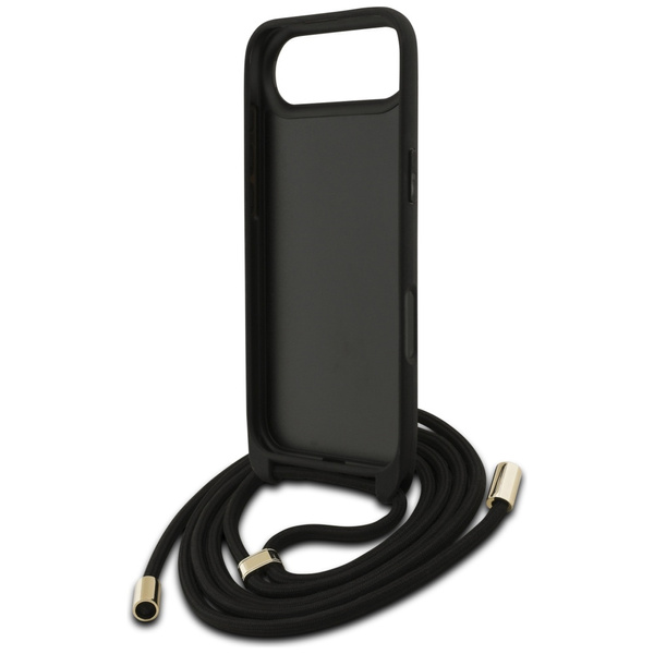 Etui Guess 4G Big Logo Cord Stap         Crossbody do iPhone Air czarny