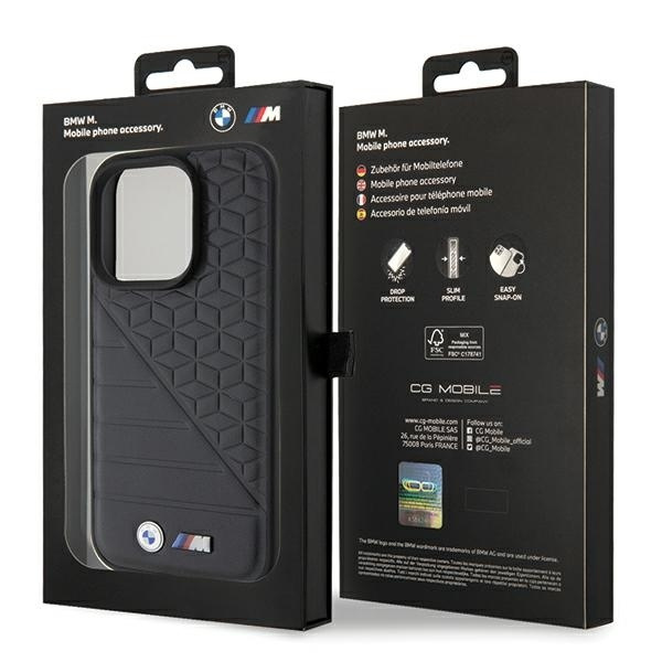 Etui BMW Bi Pattern na iPhone 15 Pro - czarne
