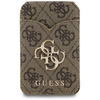 Portfel z lusterkiem Guess 4G Stand &    Mirror Magsafe brązowy