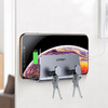 Uchwyt Ugreen LP193 metalowy ścienny na smartfon / tablet 4-9.7" - srebrny