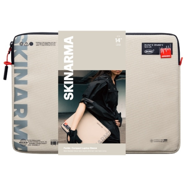 Skinarma Torba Fardel laptop sleeve 14"  kość słoniowa/ivory