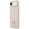 Etui Guess Grained Strass Logo MagSafe   do iPhone Air różowy