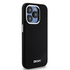 DKNY DKHMP15LSMCHLK iPhone 15 Pro 6.1"czarny/black hardcase Liquid Silicone Small Metal Logo MagSafe