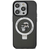 Karl Lagerfeld KLHMP13LHMRSKCK iPhone 13 Pro 6.1" black/black hardcase Ring Stand Karl&amp;Choupette MagSafe
