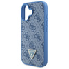 Guess GUHCP16SP4TDPB iPhone 166.1" niebieski/blue hardcase Leather 4G Triangle Strass
