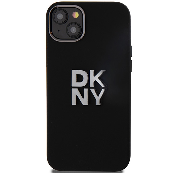 DKNY DKHCP15MSMCBSK iPhone 15 Plus / 14Plus 6.7" czarny/black hardcase Liquid Silicone Metal Logo