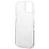 Guess GUHCP14MLFLSU iPhone 14 Plus / 15 Plus 6.7" fioletowy/purple hardcase Flower Liquid Glitter