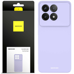 Spacecase Etui Silicone Case Poco F6 Pro light purple