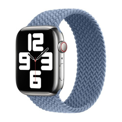 APPLE BRAIDED STRAP SOLO MPC03ZM/A 44/45/46/49MM SLATE BLUE SIZE 4 ORIGINAL SEAL