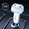 USAMS Ład. sam. 1xUSB+1xUSB-C C24 120W (only head) Fast Charge biały/white CC142TC02 (US-CC142)