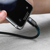 Kabel Baseus CATLKLF-G1 Lightning - USB-C PD QC 18W 480Mb/s 1m - czarno-szary