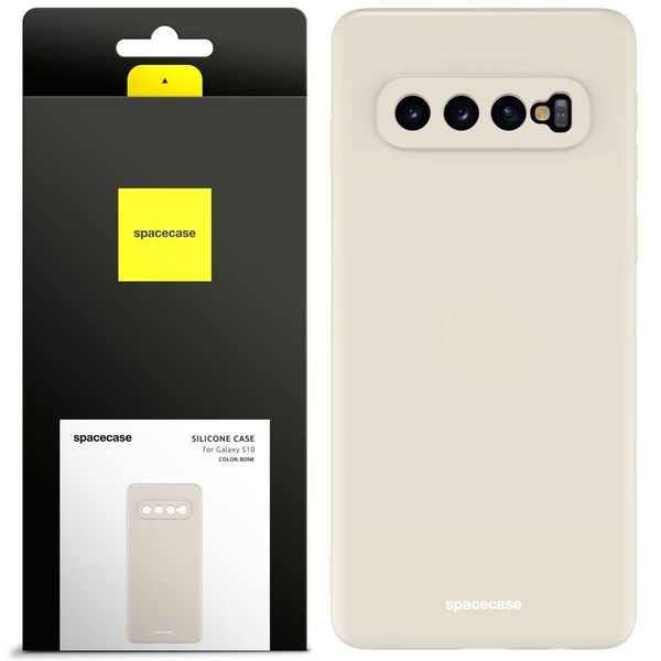Spacecase Etui Silicone Case Galaxy S10 bone